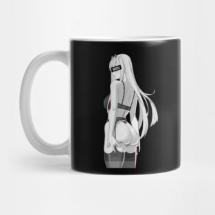 Darling in the FranXX Zero Two Waifu Material Black Edition Mug